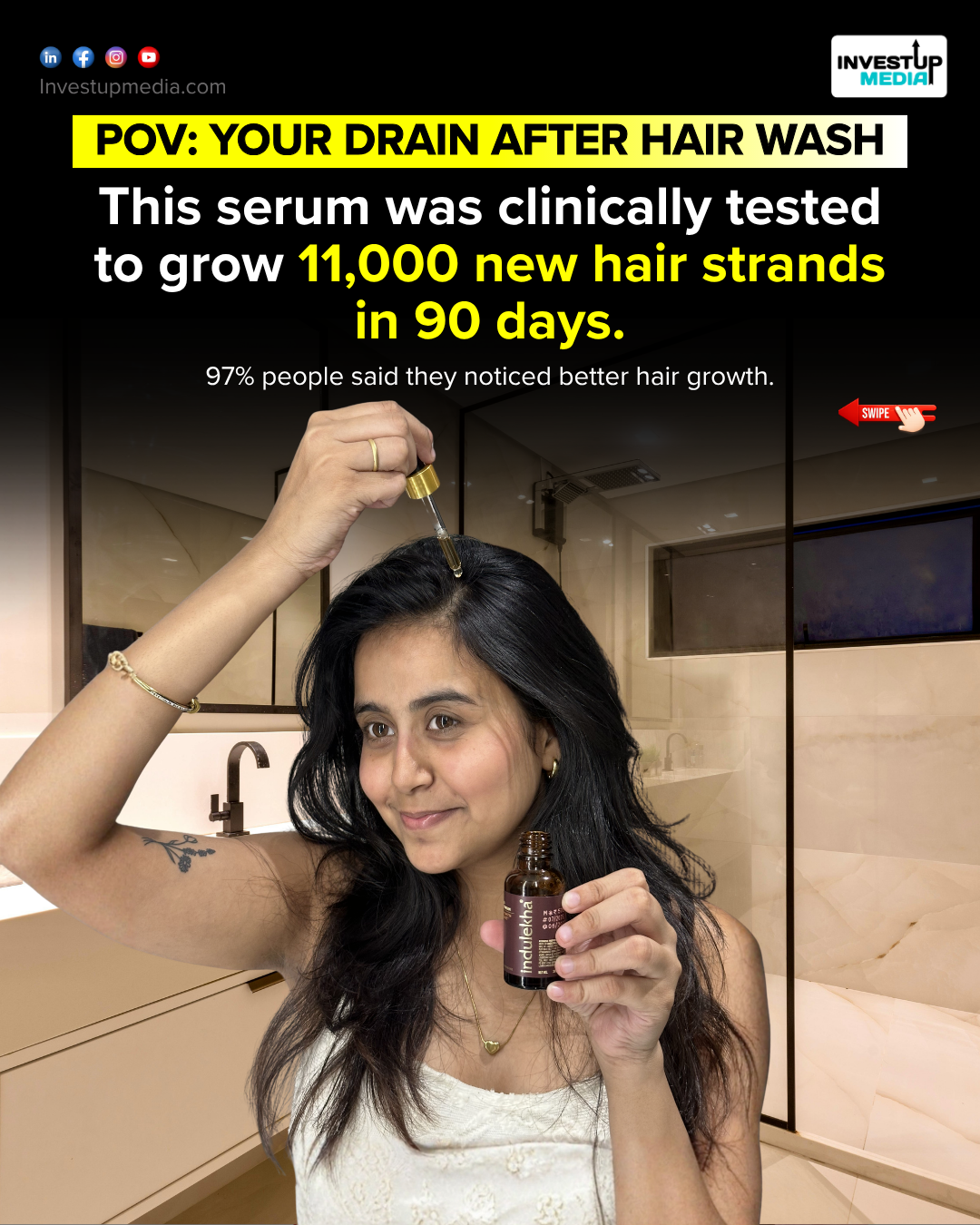 Indulekha Bringha Hair Growth Serum is redefining hair care with science-backed Ayurvedic innovation.